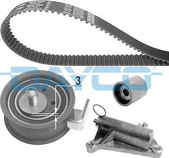 Dayco KTB374 - Kit cinghie dentate www.autoricambit.com