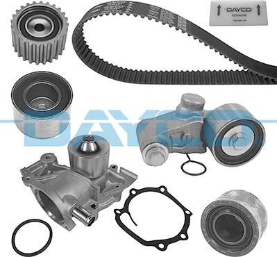 Dayco KTBWP5531 - Pompa acqua + Kit cinghie dentate www.autoricambit.com