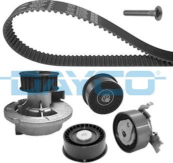 Dayco KTBWP3612 - Pompa acqua + Kit cinghie dentate www.autoricambit.com