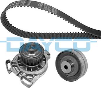 Dayco KTBWP2050 - Pompa acqua + Kit cinghie dentate www.autoricambit.com