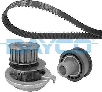 Dayco KTBWP2140 - Pompa acqua + Kit cinghie dentate www.autoricambit.com