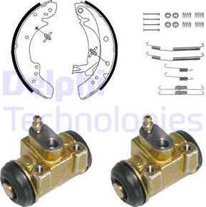 Delphi 901 - Kit freno, freni a tamburo www.autoricambit.com