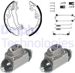 Delphi 935 - Kit freno, freni a tamburo www.autoricambit.com