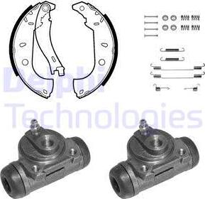 Delphi 927 - Kit freno, freni a tamburo www.autoricambit.com