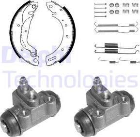 Delphi 976 - Kit freno, freni a tamburo www.autoricambit.com