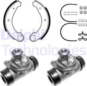 Delphi 683 - Kit freno, freni a tamburo www.autoricambit.com