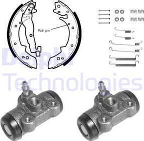 Delphi 632 - Kit freno, freni a tamburo www.autoricambit.com