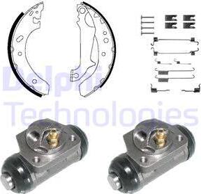 Delphi 890 - Kit freno, freni a tamburo www.autoricambit.com