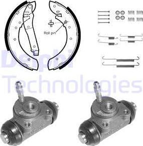 Delphi 857 - Kit freno, freni a tamburo www.autoricambit.com