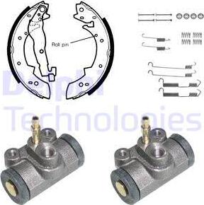 Delphi 836 - Kit freno, freni a tamburo www.autoricambit.com