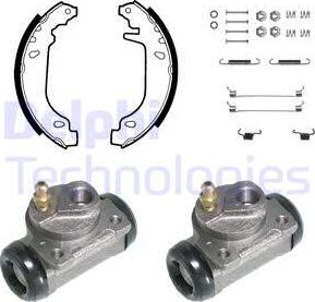 Delphi 828 - Kit freno, freni a tamburo www.autoricambit.com