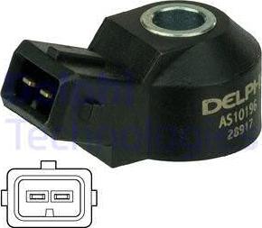 Delphi AS10196 - Sensore di detonazione www.autoricambit.com