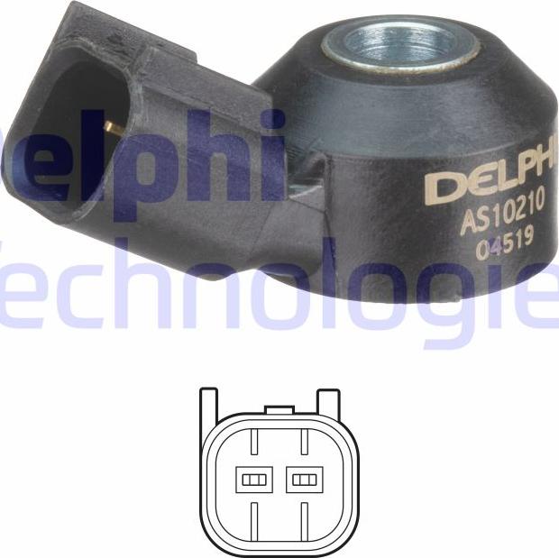 Delphi AS10210 - Sensore di detonazione www.autoricambit.com