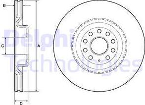 Delphi BG9952 - Discofreno www.autoricambit.com