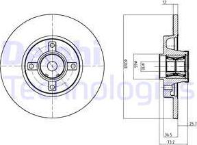 Delphi BG9053RS - Discofreno www.autoricambit.com