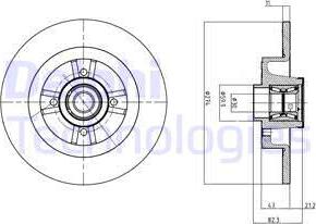 Delphi BG9030RS - Discofreno www.autoricambit.com