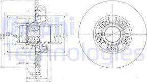 Delphi BG9031RSC - Discofreno www.autoricambit.com