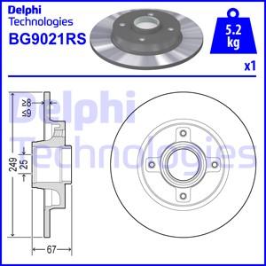 Delphi BG9021RS - Discofreno www.autoricambit.com