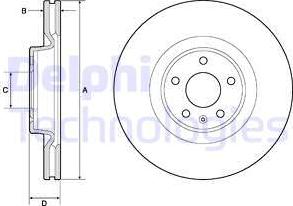 Delphi BG9181C - Discofreno www.autoricambit.com