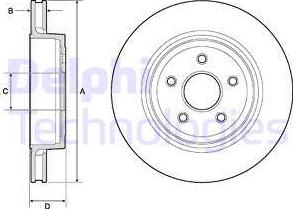 Delphi BG9170C-18B1 - Discofreno www.autoricambit.com