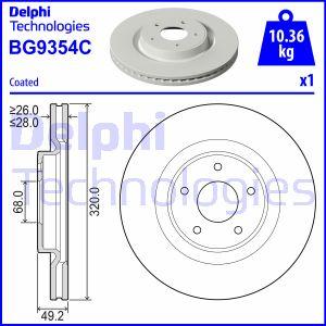 Delphi BG9354C - Discofreno www.autoricambit.com