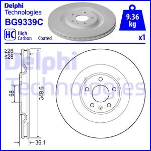 Delphi BG9339C - Discofreno www.autoricambit.com