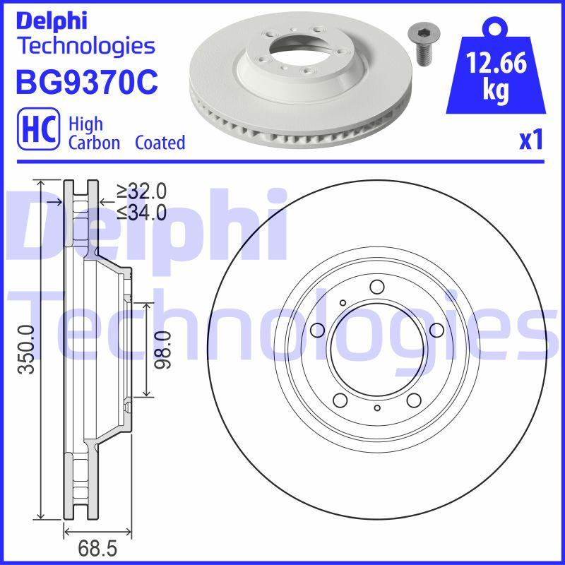 Delphi BG9370C - Discofreno www.autoricambit.com