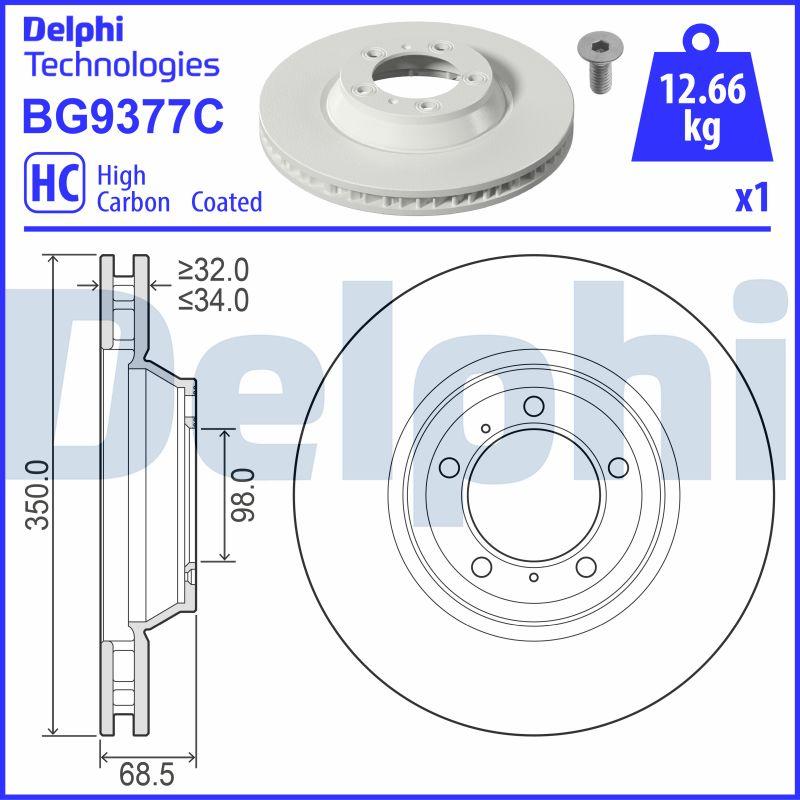 Delphi BG9377C - Discofreno www.autoricambit.com