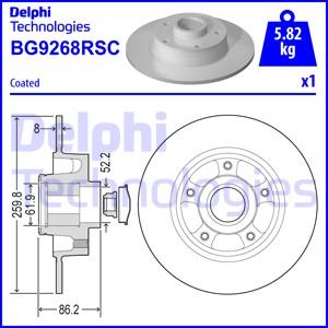 Delphi BG9268RSC - Discofreno www.autoricambit.com