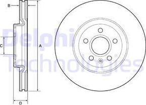 Delphi BG9236C - Discofreno www.autoricambit.com