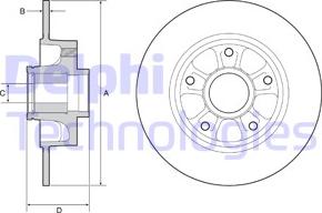 Delphi BG9230RS - Discofreno www.autoricambit.com