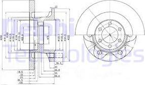 Delphi BG9722 - Discofreno www.autoricambit.com