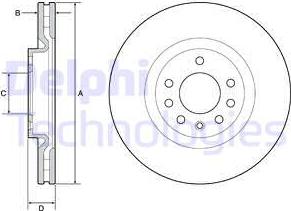 Delphi BG4944C - Discofreno www.autoricambit.com