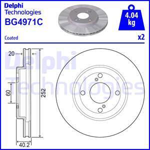 Delphi BG4971C - Discofreno www.autoricambit.com