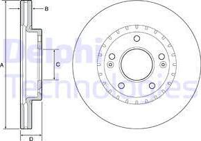 Delphi BG4565C - Discofreno www.autoricambit.com