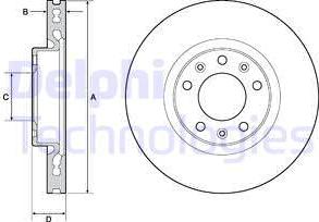 Delphi BG4669C - Discofreno www.autoricambit.com