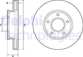 Delphi BG4663C - Discofreno www.autoricambit.com