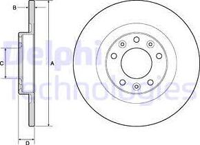 Delphi BG4662C - Discofreno www.autoricambit.com