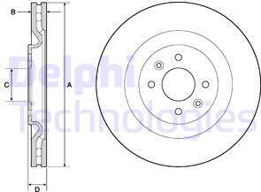 Delphi BG4689C - Discofreno www.autoricambit.com