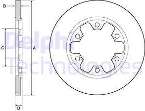 Delphi BG4680C - Discofreno www.autoricambit.com