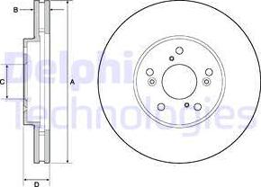 Delphi BG4687 - Discofreno www.autoricambit.com