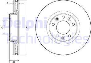 Delphi BG4674C - Discofreno www.autoricambit.com