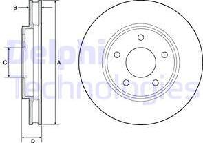 Delphi BG4678C - Discofreno www.autoricambit.com