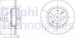 Delphi BG4045 - Discofreno www.autoricambit.com