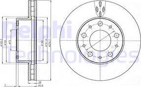 Delphi BG4059 - Discofreno www.autoricambit.com