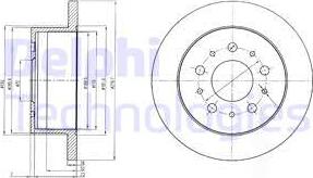 Delphi BG4061 - Discofreno www.autoricambit.com