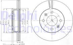 Delphi BG4009 - Discofreno www.autoricambit.com