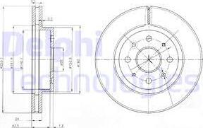 Delphi BG4019 - Discofreno www.autoricambit.com