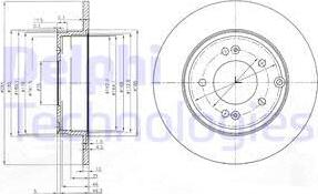 Delphi BG4012 - Discofreno www.autoricambit.com