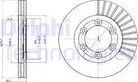 Delphi BG4105 - Discofreno www.autoricambit.com